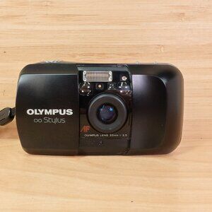 Olympus Stylus 35mm Film Camera / Mju I / 35mm f3.5 Lens / Tested Working